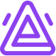 Icône triangulaire.